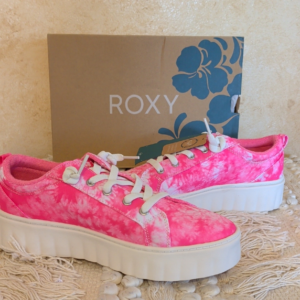 ROXY Sneakers NIB Pink/White 8.5